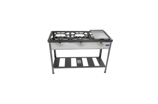 APV18- APV418 - COCINA LINEAL A GAS 2Q CON PLANCHA 30×40