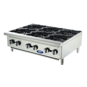 APVC6Q -  COCINA LINEAL A GAS 3 QUEMADORES EXTRAGRANDES CON MESA ARMABLE