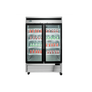 MCF8703 – CONGELADOR VERTICAL DE 2 PUERTAS DE VIDRIO 44.8 PIES³