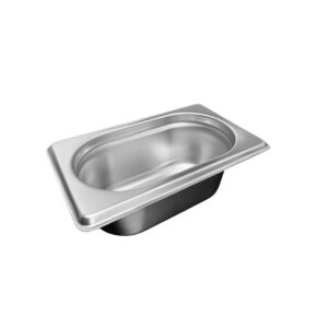 Bandeja GN 1/9 2.5” En Acero Inoxidable NSF