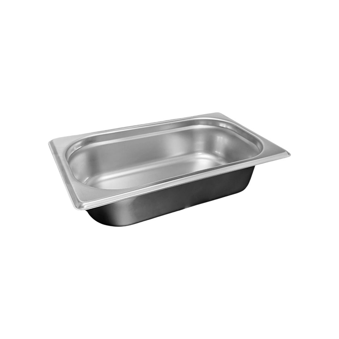 Bandeja GN 1/4 De 2,5” NSF En Acero Inoxidable.