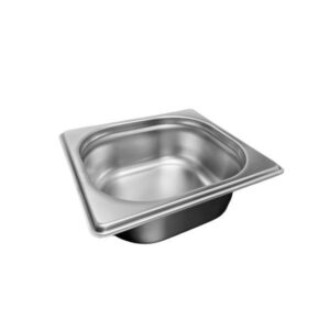 Bandeja GN 1/6 De 2,5” En Acero Inoxidable NSF
