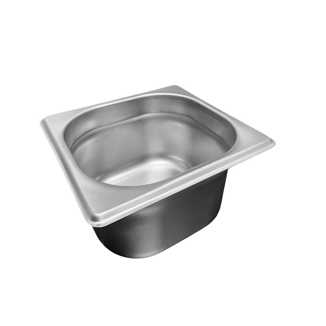 Bandeja GN 1/6 De 4” En Acero Inoxidable NSF