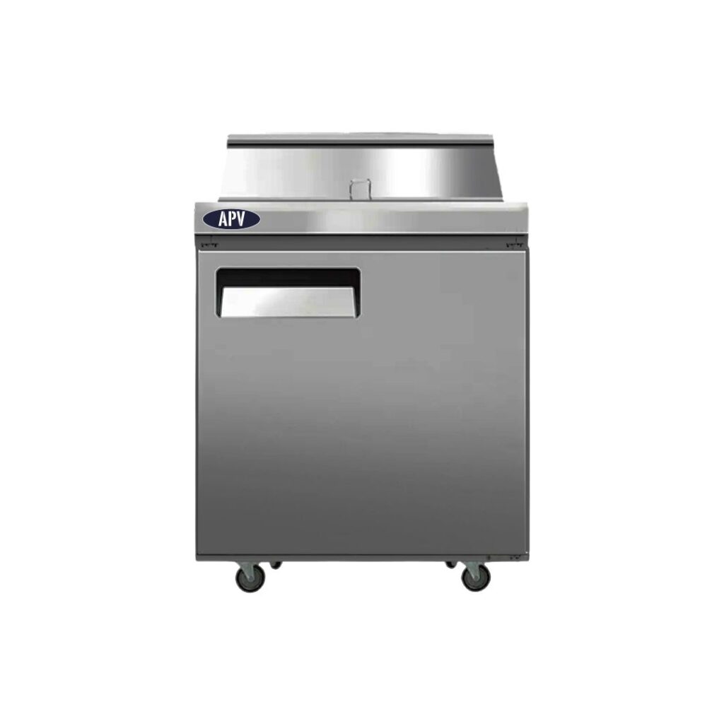 Mesa Refrigerada Con Capucha 68 CM Acero Inoxidable