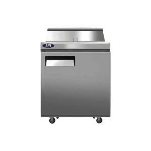 Mesa Refrigerada Con Capucha 68 CM Acero Inoxidable