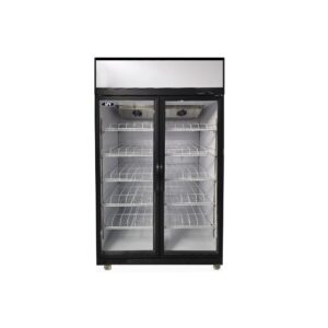 Cámara Refrigerada Vertical Esmaltada De 2 Puertas De Vidrio