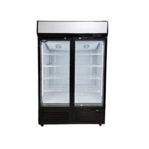 Cámara Refrigerada Esmaltada De 2 Puertas De Vidrio