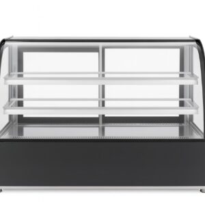 Urna Curva Exhibidora Refrigerada 3 Niveles