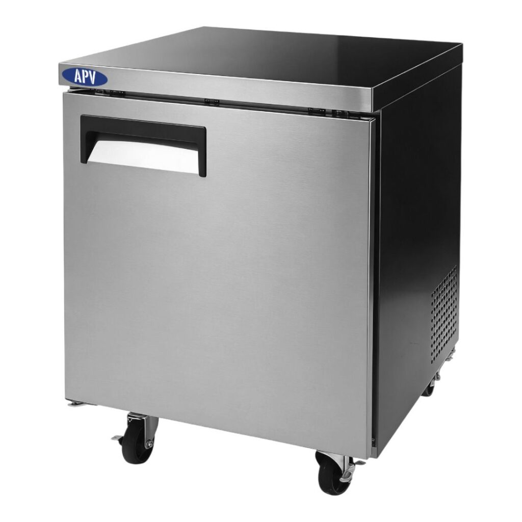 Mesa Refrigerada Bajo Mostrador En Acero Inoxidable 1 Puerta