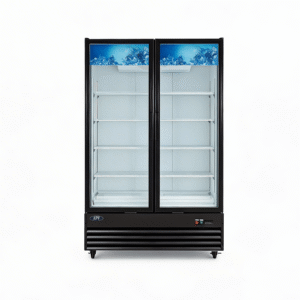 Cámara de refrigeración 2 puertas de vidrio esmaltada